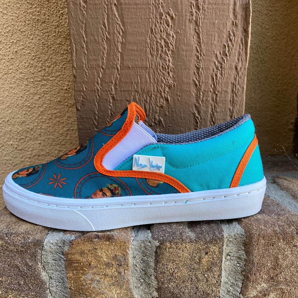 WOMEN'S PRINTED CANVAS SNEAKERS "FRIDA KAH… - Picture 6 of 6